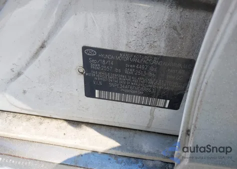 2015 Hyundai Sonata Limited z USA, uszkodzony, nr VIN 5NPE34AF6FH088863